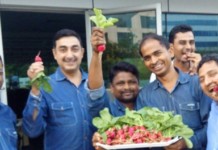 Organic Farming in Raheja Campuses raheja